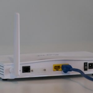 Wi-Fi router on a table